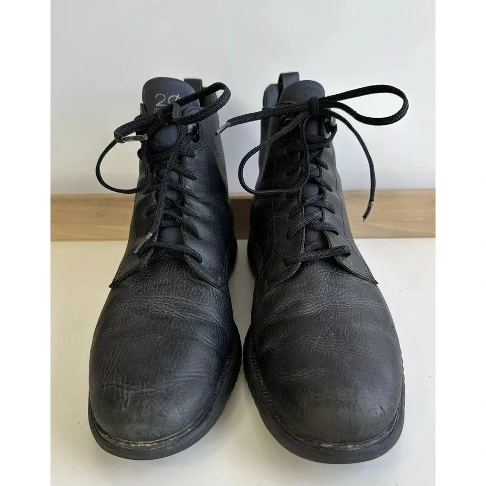 Cole Haan 2.Zerogrand City C25557 Mens 12 Black Leather Casual Dress Boots‎